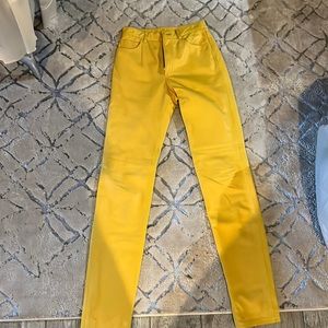 Vintage leather Ralph Lauren collection pants